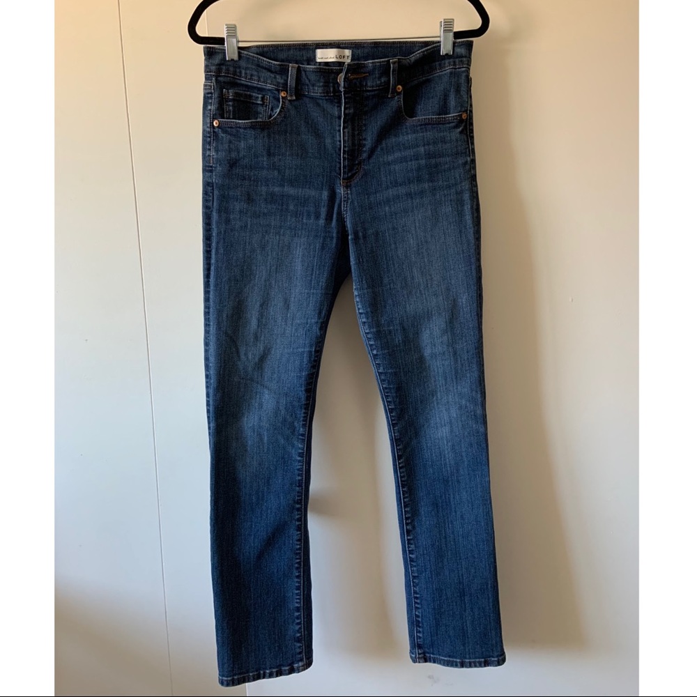 LOFT Modern Straight Jeans